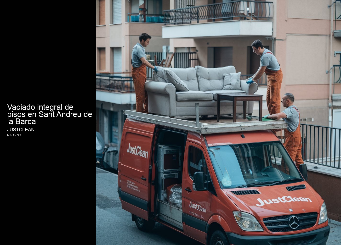 Vaciado de viviendas afectadas por síndrome de Diógenes en Sant Andreu de la Barca